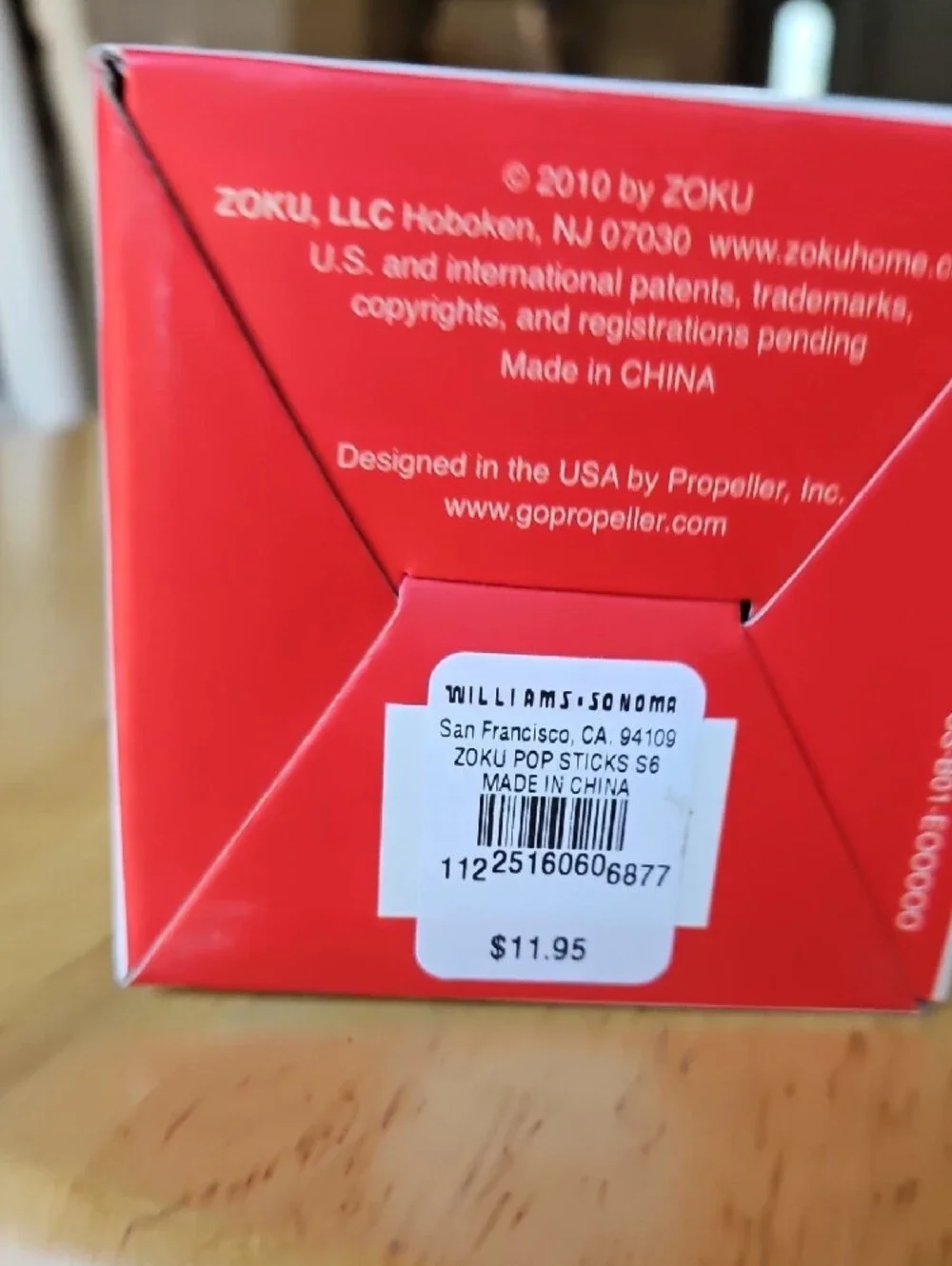 NWT Zoku Quick Pop Maker Storage Case & 6 Sticks